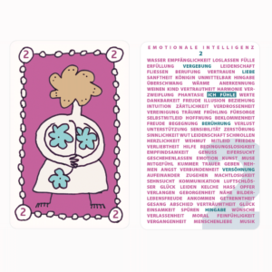 2. Emotionale Intelligenz, Synergie Karten, Layout & Illustration: Ursula Breinl, Idee & Redaktion: ulrike Hinrichs