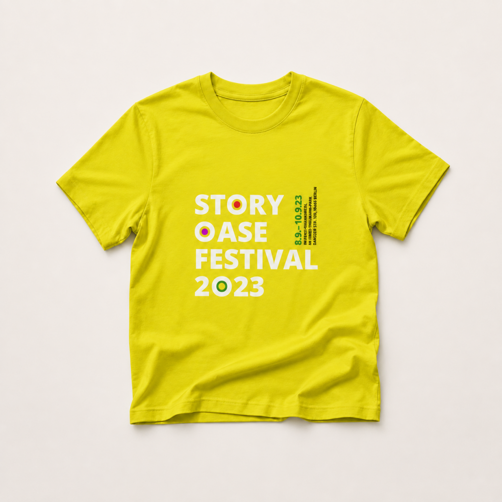 Festival-Shirt für das Story Oasis Festival 2023