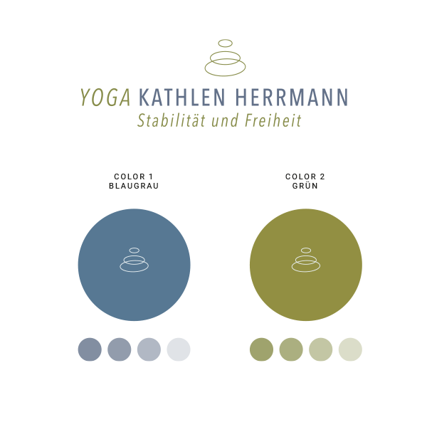 Logo und Icons für Kathlen Herrmann – Anusara Yoga