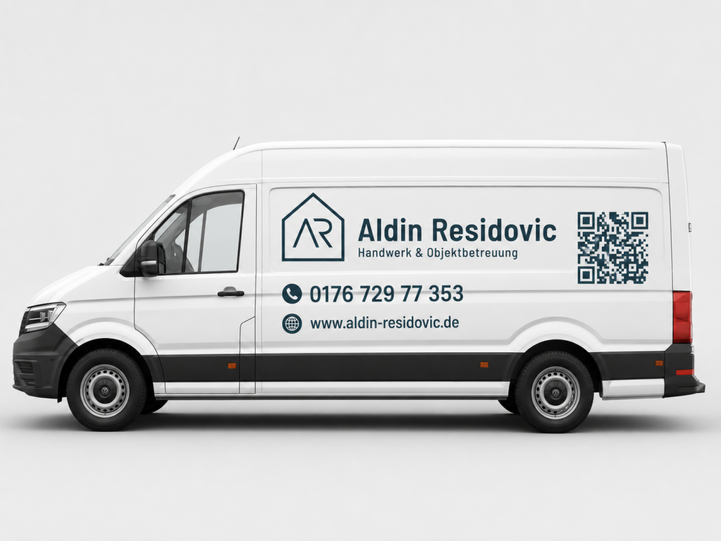 Fahrzeugbeschriftung im Corporate Design von Aldin Residovic